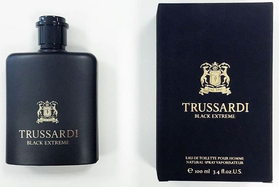  صورة زجاجة عطر تروساردي بلاك إكستريم Trussardi Black Extreme سعة 100 مل