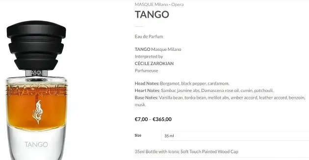 Masque Milano Opera-Tango 35ml